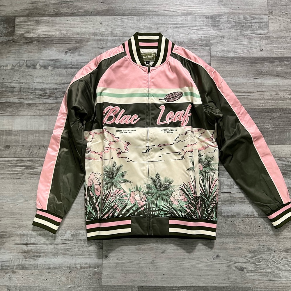 BLAC LEAF PARADISE BOMBER JACKET